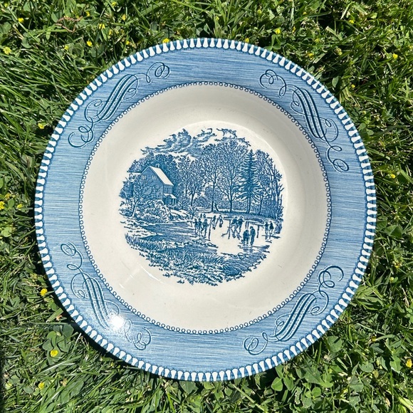 Currier & Ives Vintage Salad Bowls EUC “The old grist mill” - Picture 3 of 5